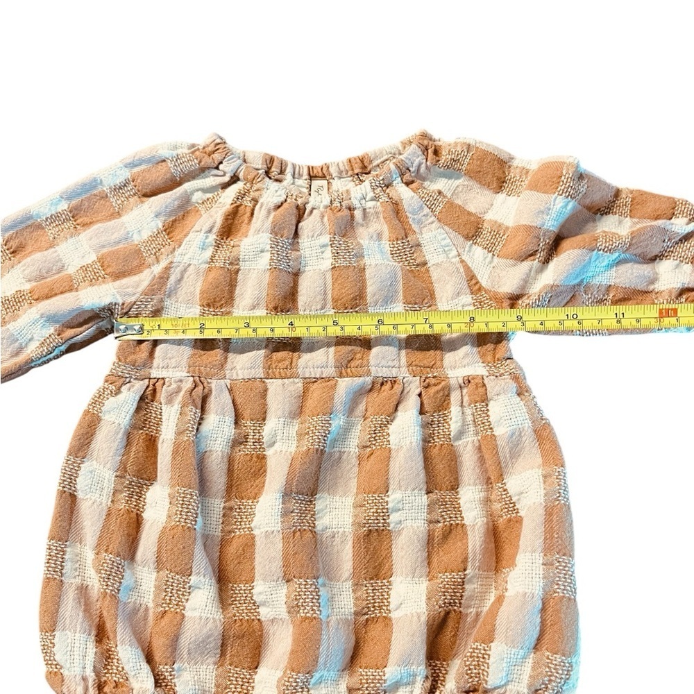 Rylee + Cru Tan and Cream Baby Romper - Picture 6 of 8